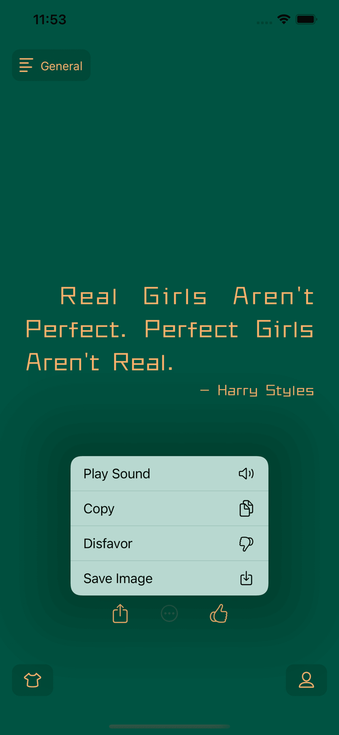 Daily Quotes - Resonate text