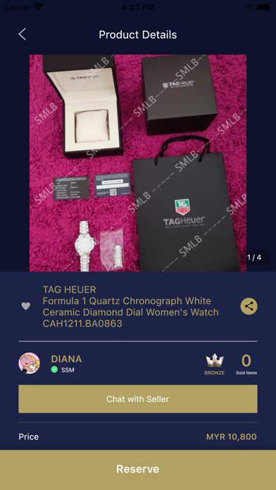 Shop My Luxury Brand Screenshot