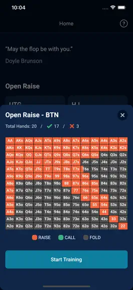 Game screenshot GTO Preflop - Texas Hold'em apk