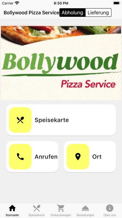 Bollywood Pizza Service Screenshot