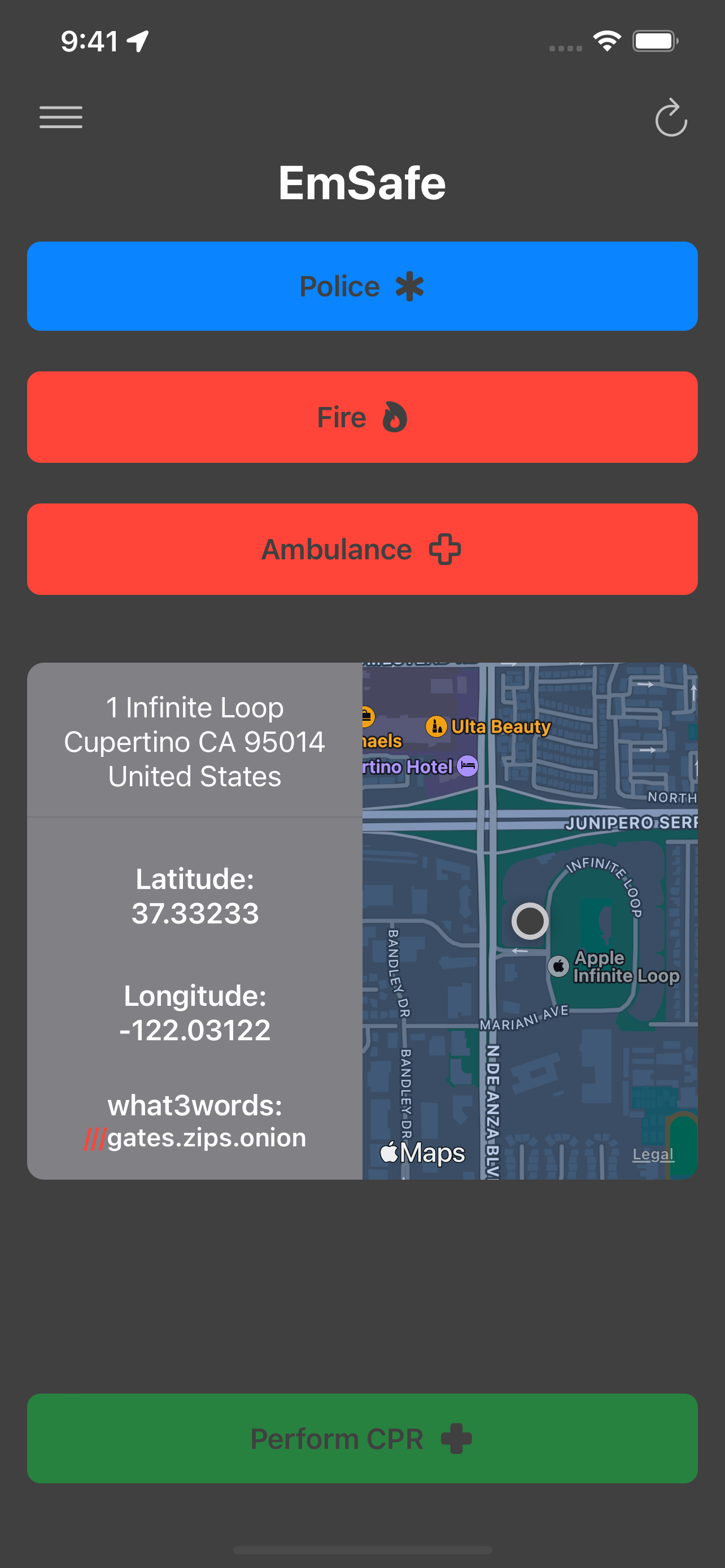 EmSafe - Emergency Travel App