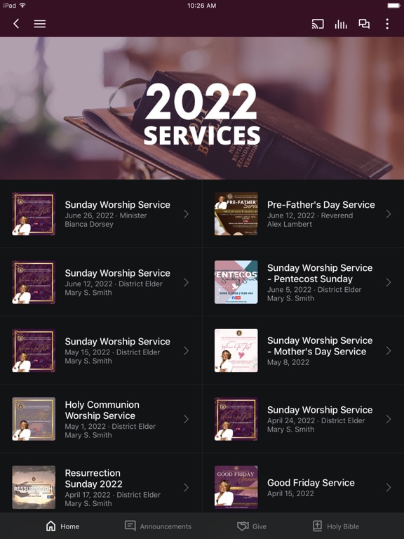 Key to Heaven Ministries iPad screenshot 2 - Education app