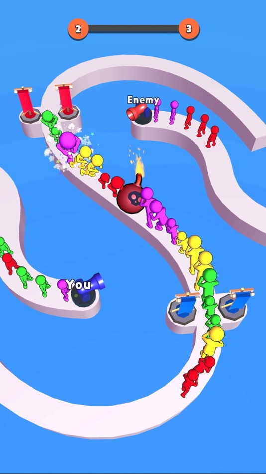 #1. Merge Pusher 3D (iOS) 由: Svyatoslav Fedoriv
