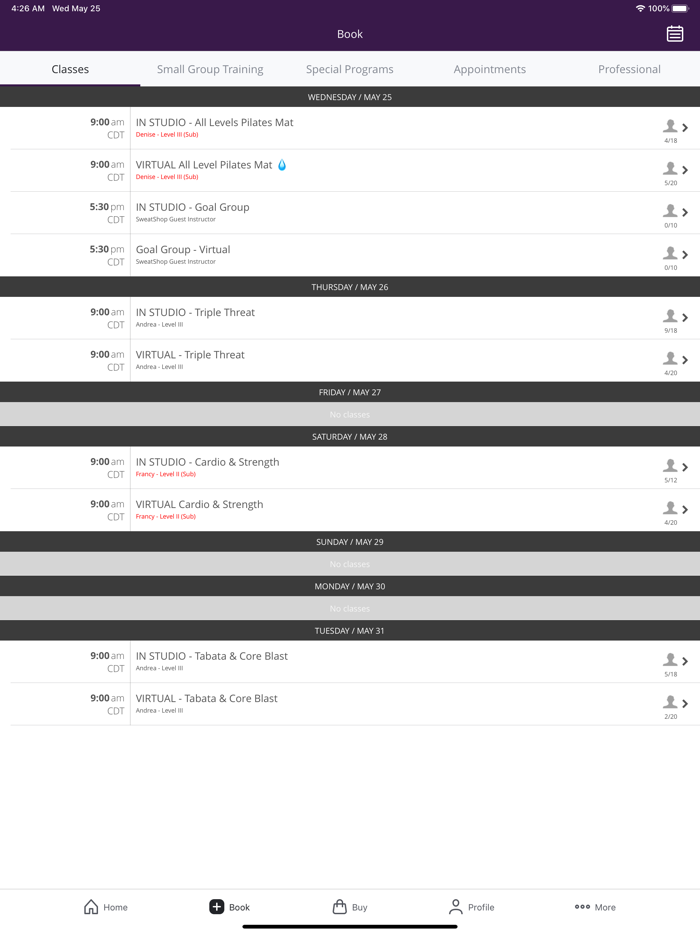 Sweatshop Health Club