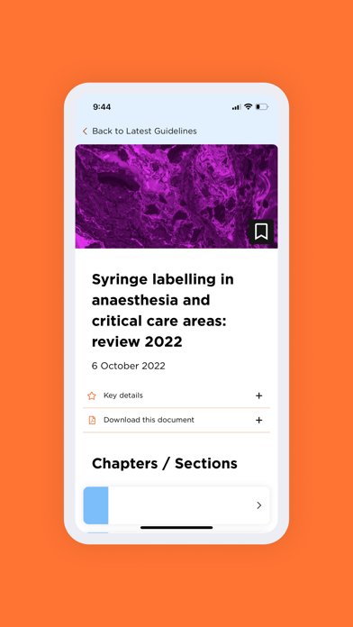Association of Anaesthetists Screenshot