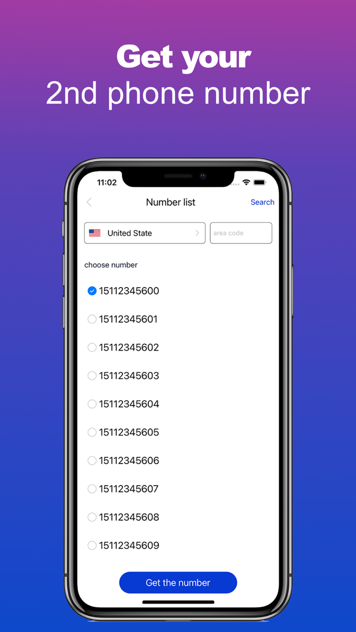 Text App - Second Phone Number