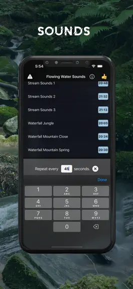 Game screenshot Flowing Water Sounds for Sleep hack