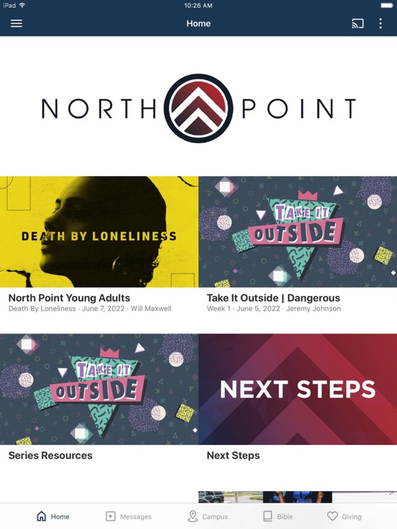 North Point MO iPad screenshot 1 - Education app