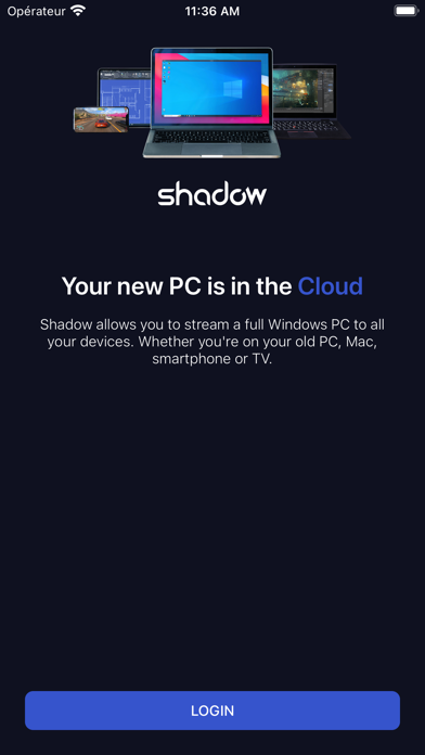 Shadow App screenshots