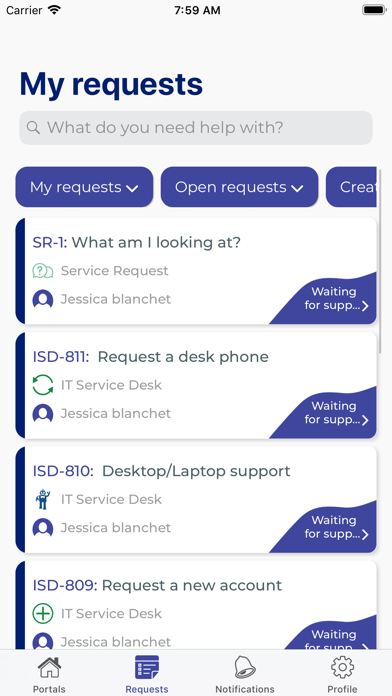 Tenant Concierge Screenshot