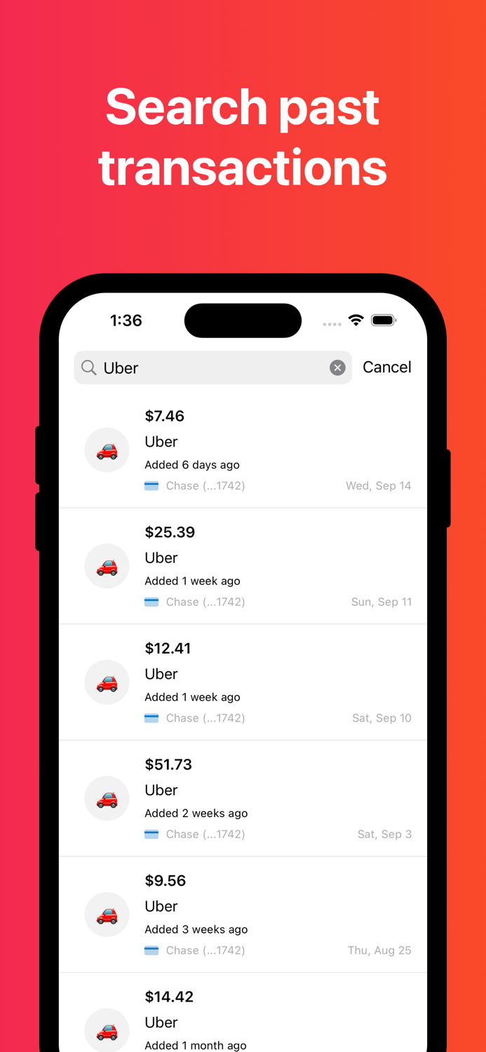 Transactions Finance Kit