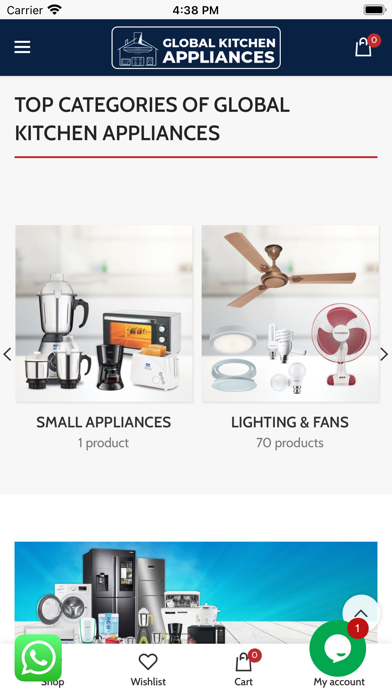Global Kitchen Appliances Screenshot