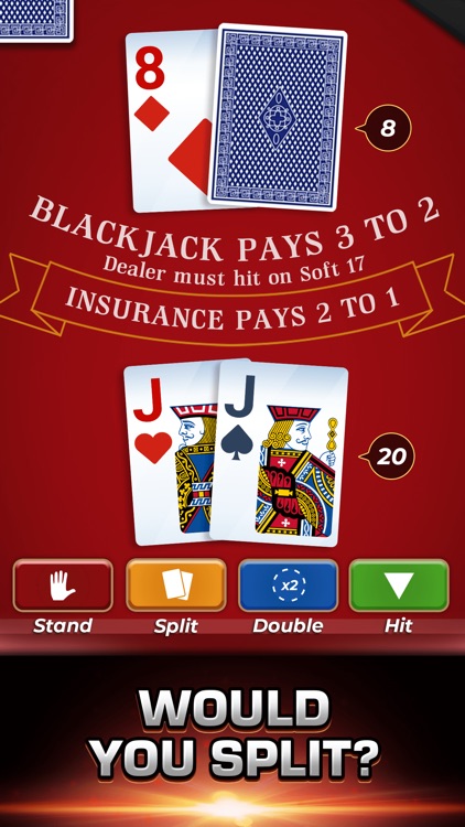 Classic Blackjack: 21 Casino