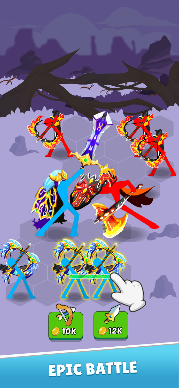 Epic super stickman merge