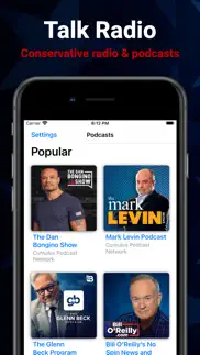 conservative talk radio iphone screenshot 1