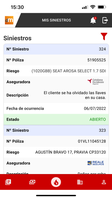 Red Mediaria Seguros Screenshot