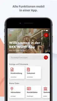 bkk würth app iphone screenshot 2