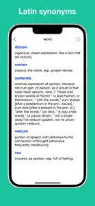 Latin synonym handbook screenshot #4 for iPhone