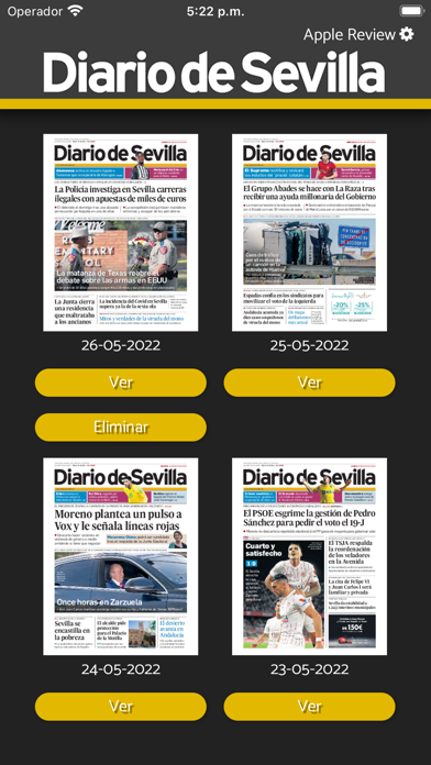 Diario de Sevilla (V. Impresa) Screenshot