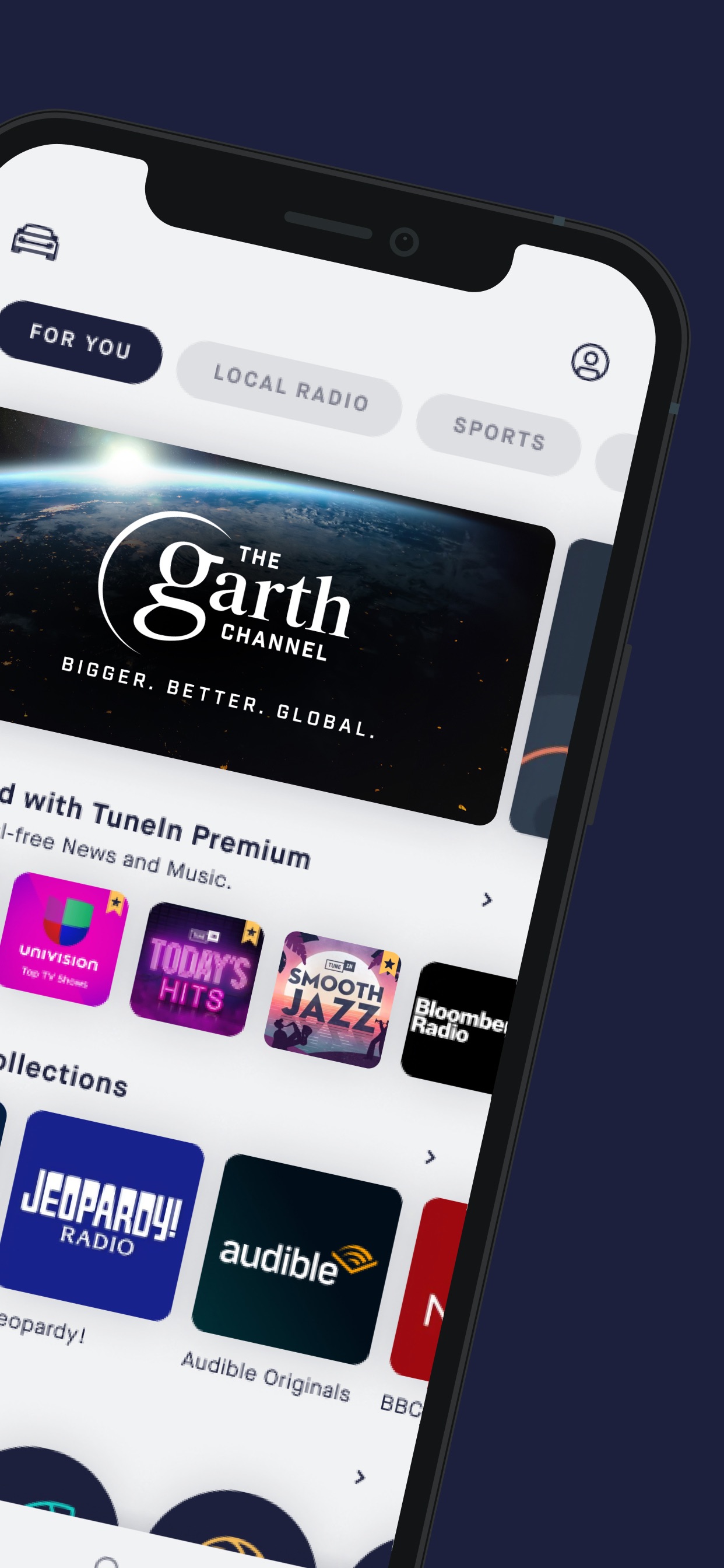 TuneIn Radio: Music & Sports 스크린샷 2