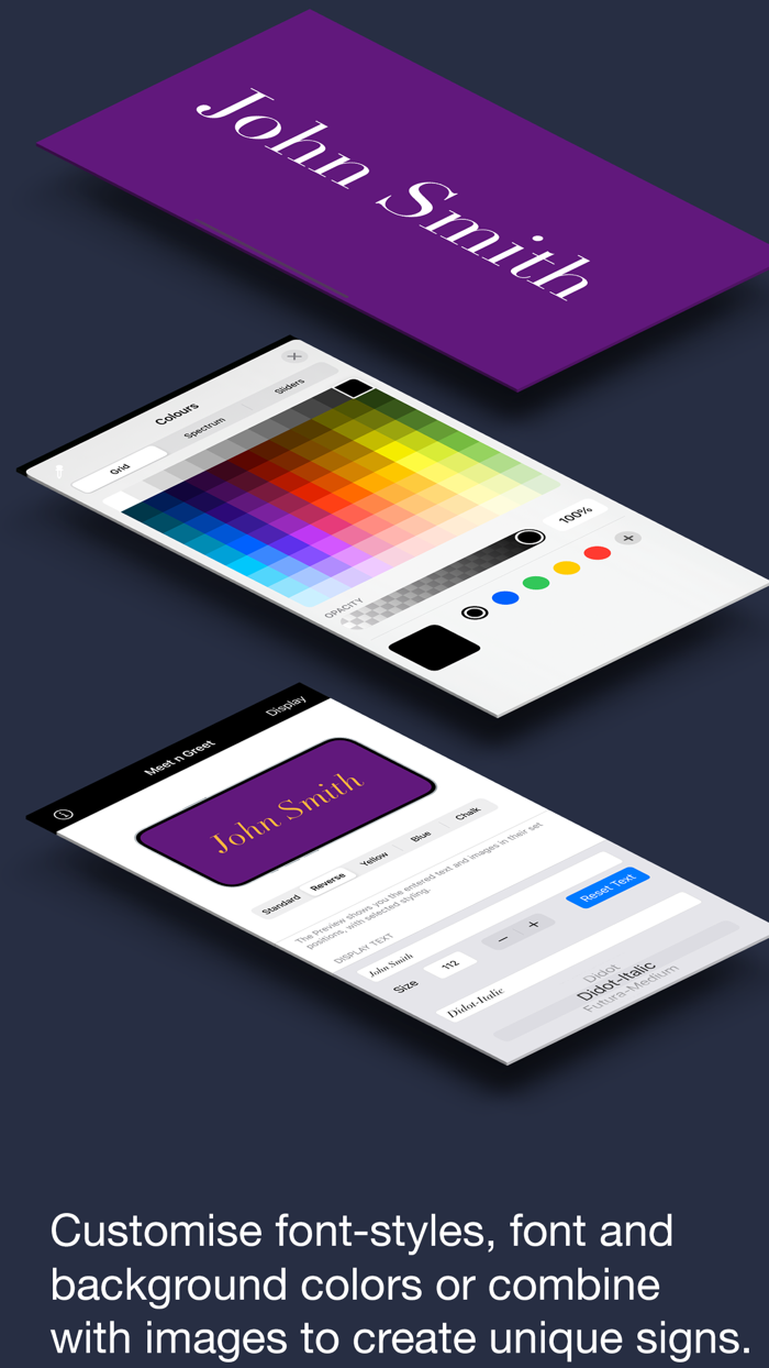 Meet n Greet - Mini Sign