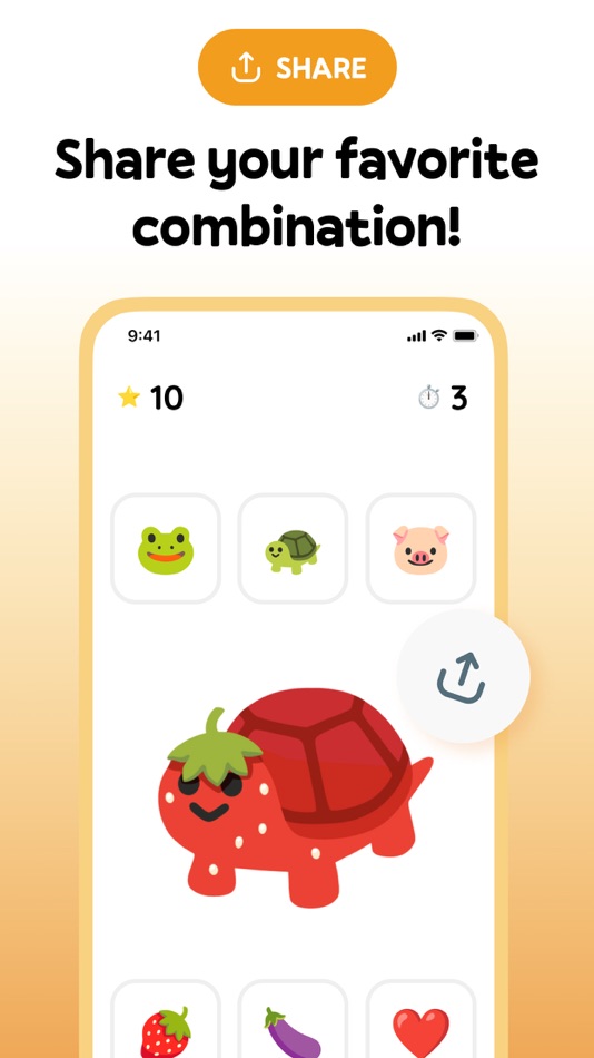 #3. Emoji Mix Quiz (iOS) 由: Vladyslav Shchuka