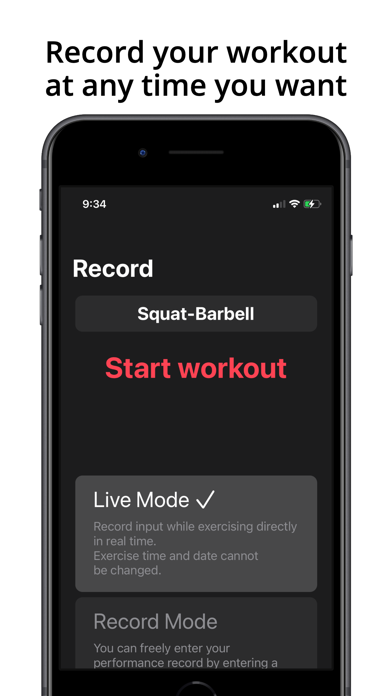 StrongerLab: Workout Log Screenshot
