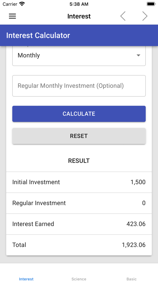 #7. Interest Calculator and Tools (iOS) 由: Jorge Hugo Sanz Saez