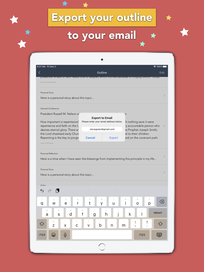LDS Talk and Lesson Generator