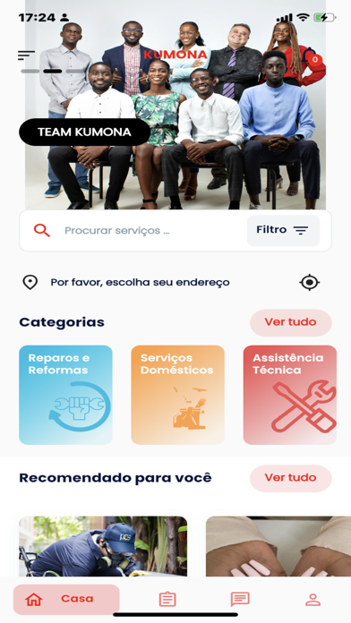Kumona - Contrate Serviços Screenshot