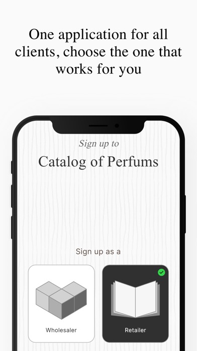 Catalog of Perfums Screenshot