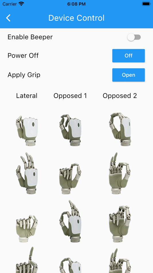 #3. OYMotion OHand User APP (iOS) By: OYMotion Technologies Co., Ltd