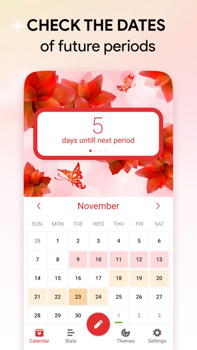 Cycle Tracker: Period Calendar Screenshot