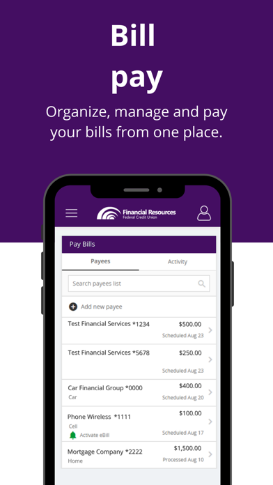 Financial Resources FCU Screenshot