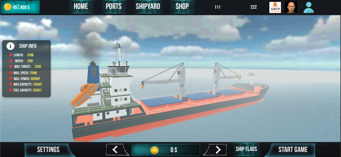 Ocean Cargo Ship Simulator