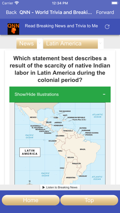 QNN - Breaking News and Trivia Screenshot