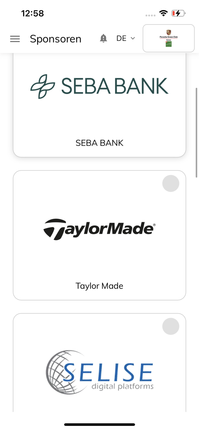 Porsche Green Club App