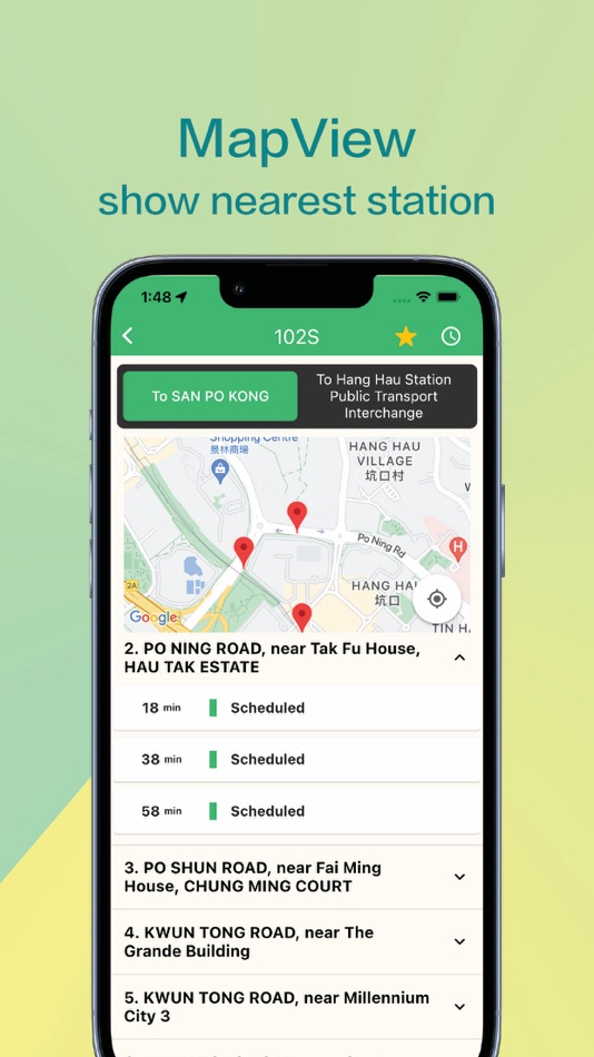 #3. Minibus Timer - 專線小巴到站時間 (iOS) 来自: YIU WING NG