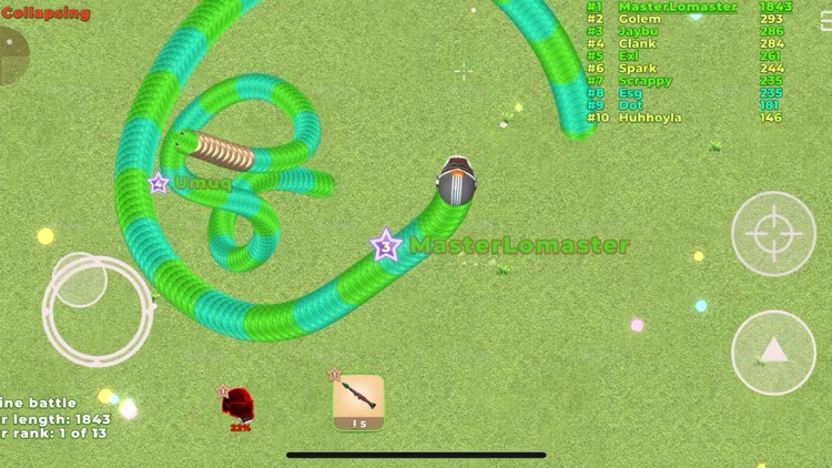 WarTails.io slither snake game