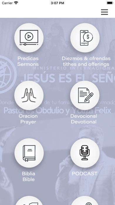 Ministerio Jesus es el Senor Screenshot