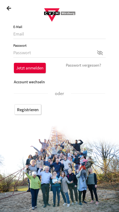 CVJM Würzburg Screenshot