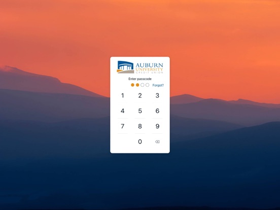 myAUCU Mobile App iPad screenshot 2 - Finance app