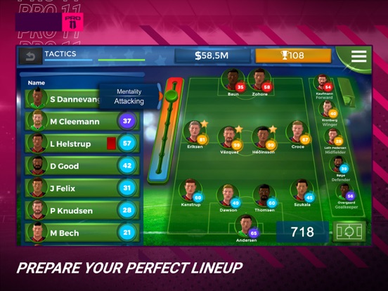 Pro 11 - Football Manager Game screenshot 3