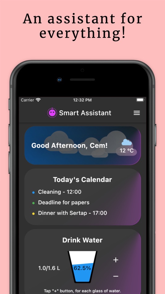 #1. Smart Assistant . (iOS) 由: Ali Cem Catal