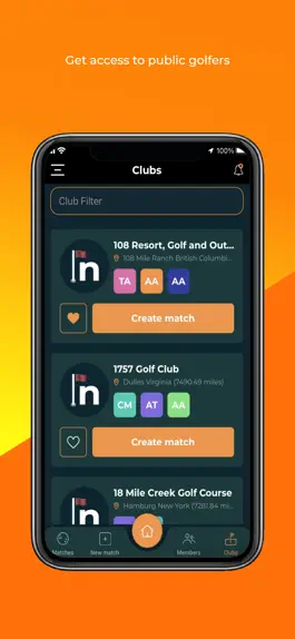 Game screenshot LynksIn: The Golfers Network mod apk
