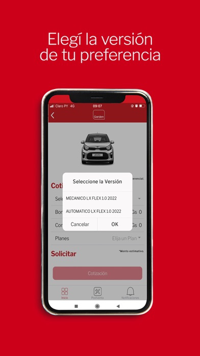 Garden Automotores S.A. Screenshot