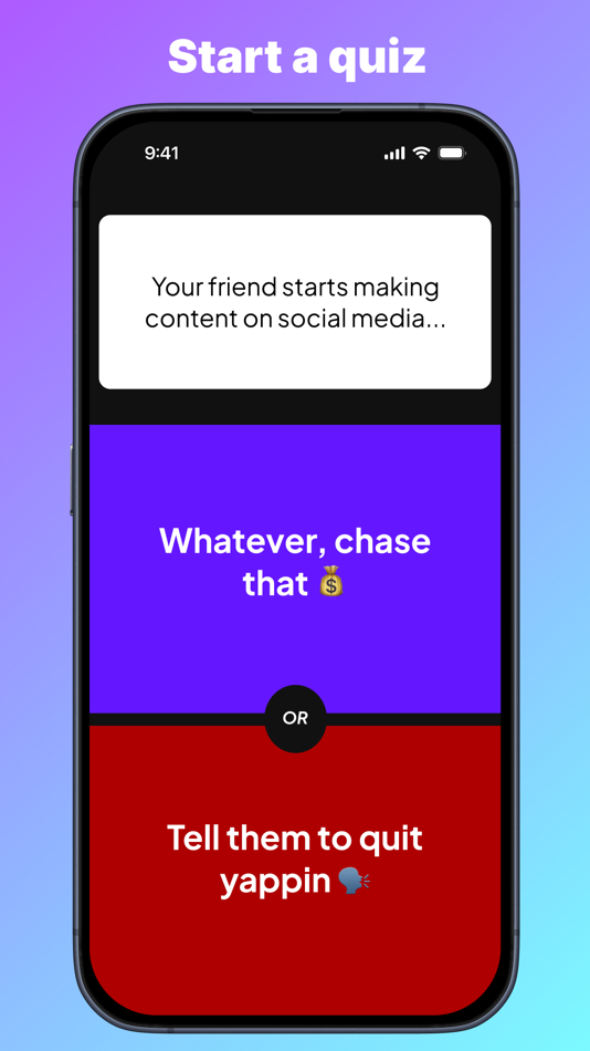 #2. QuizMax - Learn about yourself (iOS) Podle: Improvement Tech