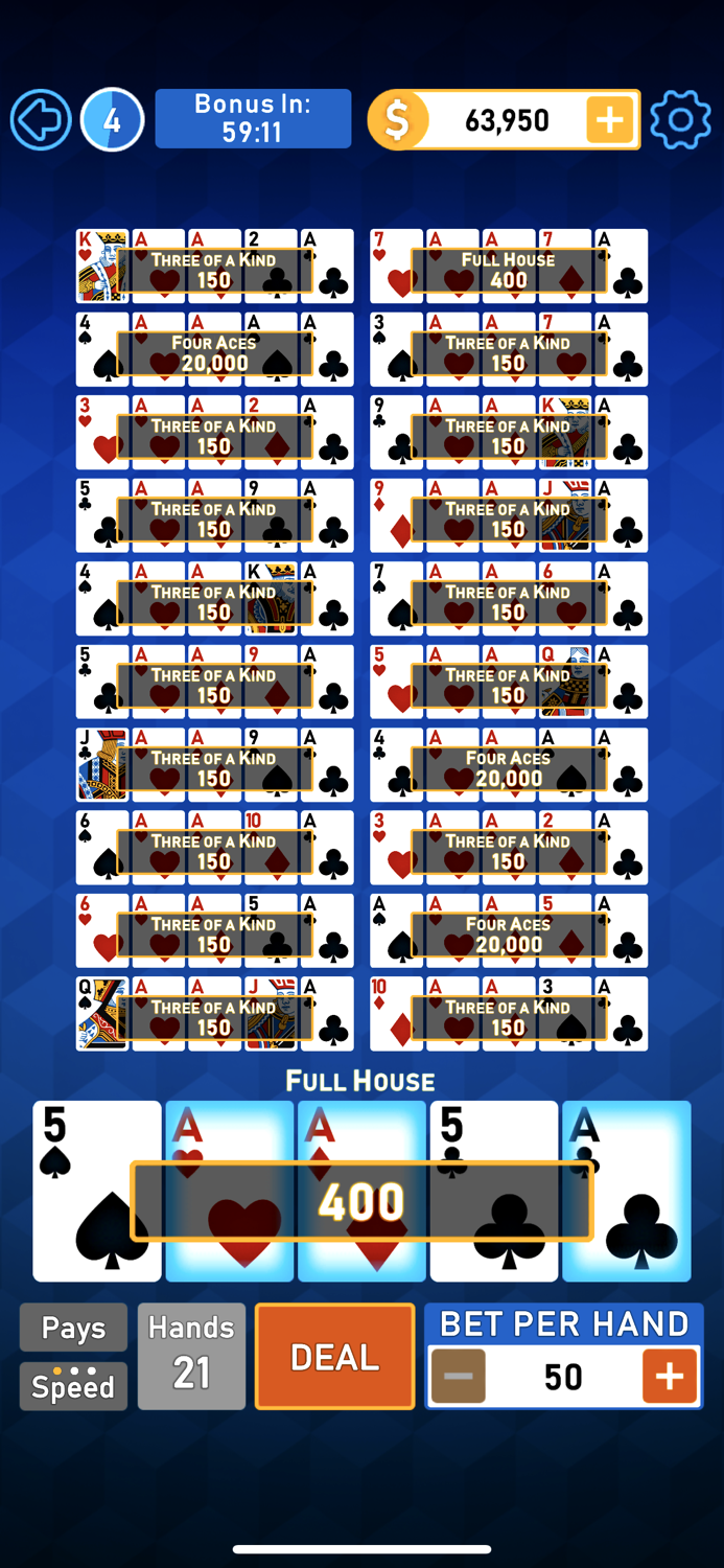 Video Poker Multi Bonus