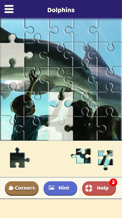 Dolphin Love Puzzle Screenshot
