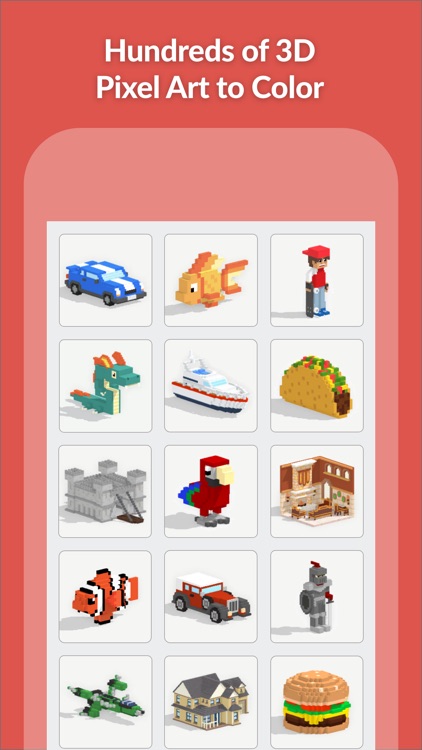 Color 3D Color by Number